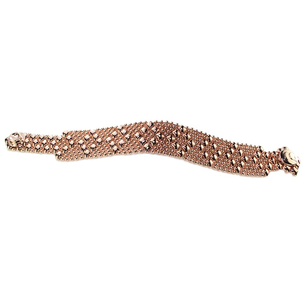 SG Liquid Metal B4?CRG Rose Gold Finish Bracelet by Sergio Gutierrez