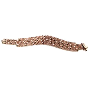 SG Liquid Metal B4?CRG Rose Gold Finish Bracelet by Sergio Gutierrez