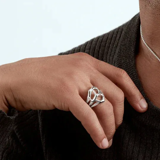 Shaun Leane Blackthorn Sterling Silver Triple Ring