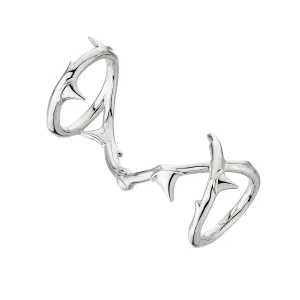 Shaun Leane Rose Thorn Sterling Silver Hinged Ring