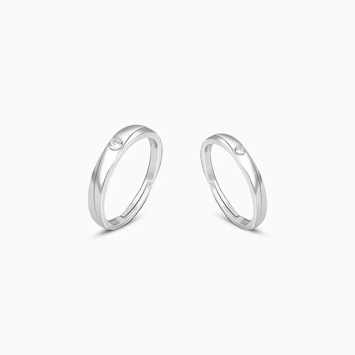 Silver Forever Couple Bands