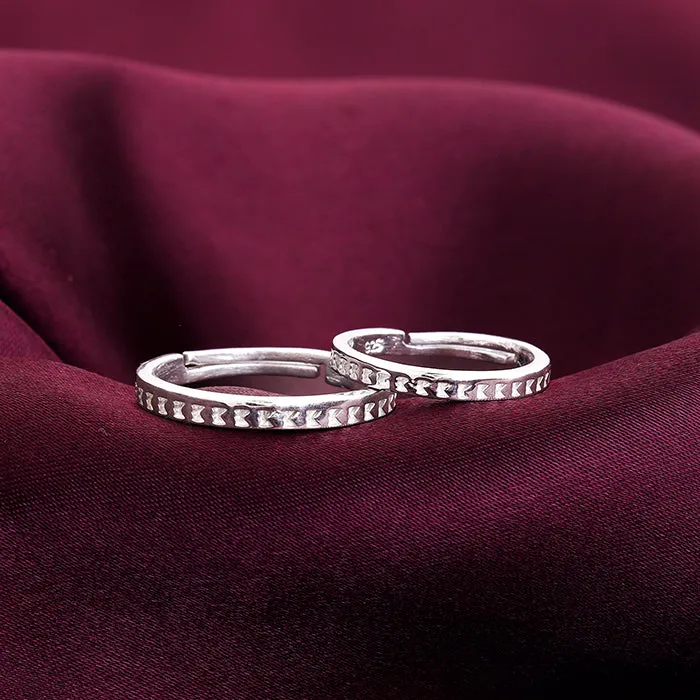 Silver Timeless Couple Bands
