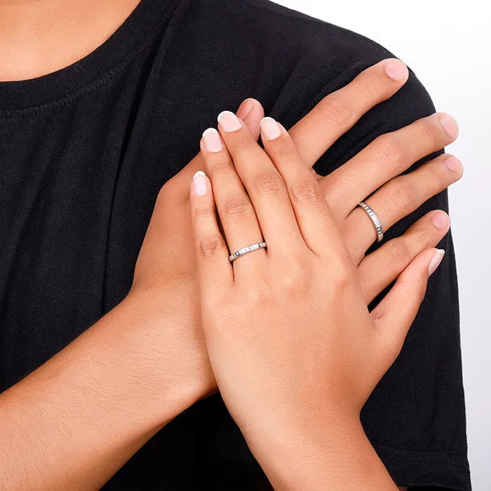 Silver Timeless Couple Bands