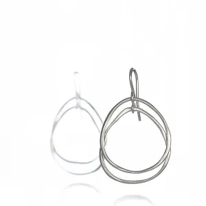 Small Double Loop Earrings