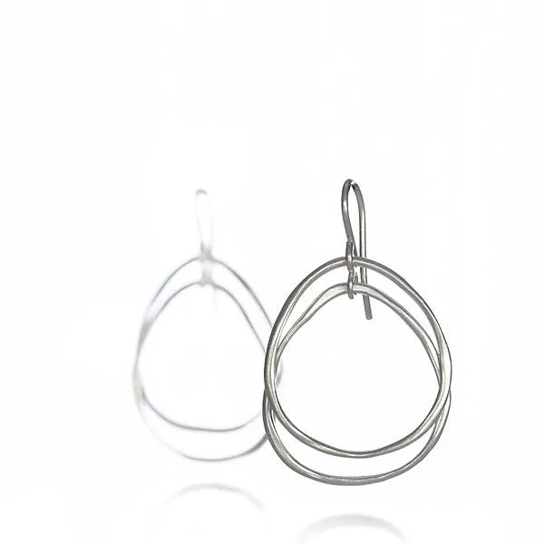 Small Double Loop Earrings