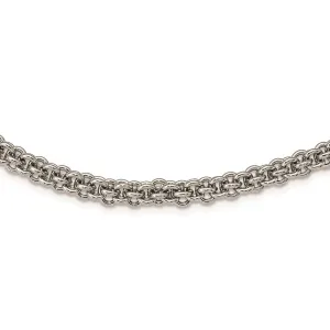 Stainless Steel Polished 24in Necklace