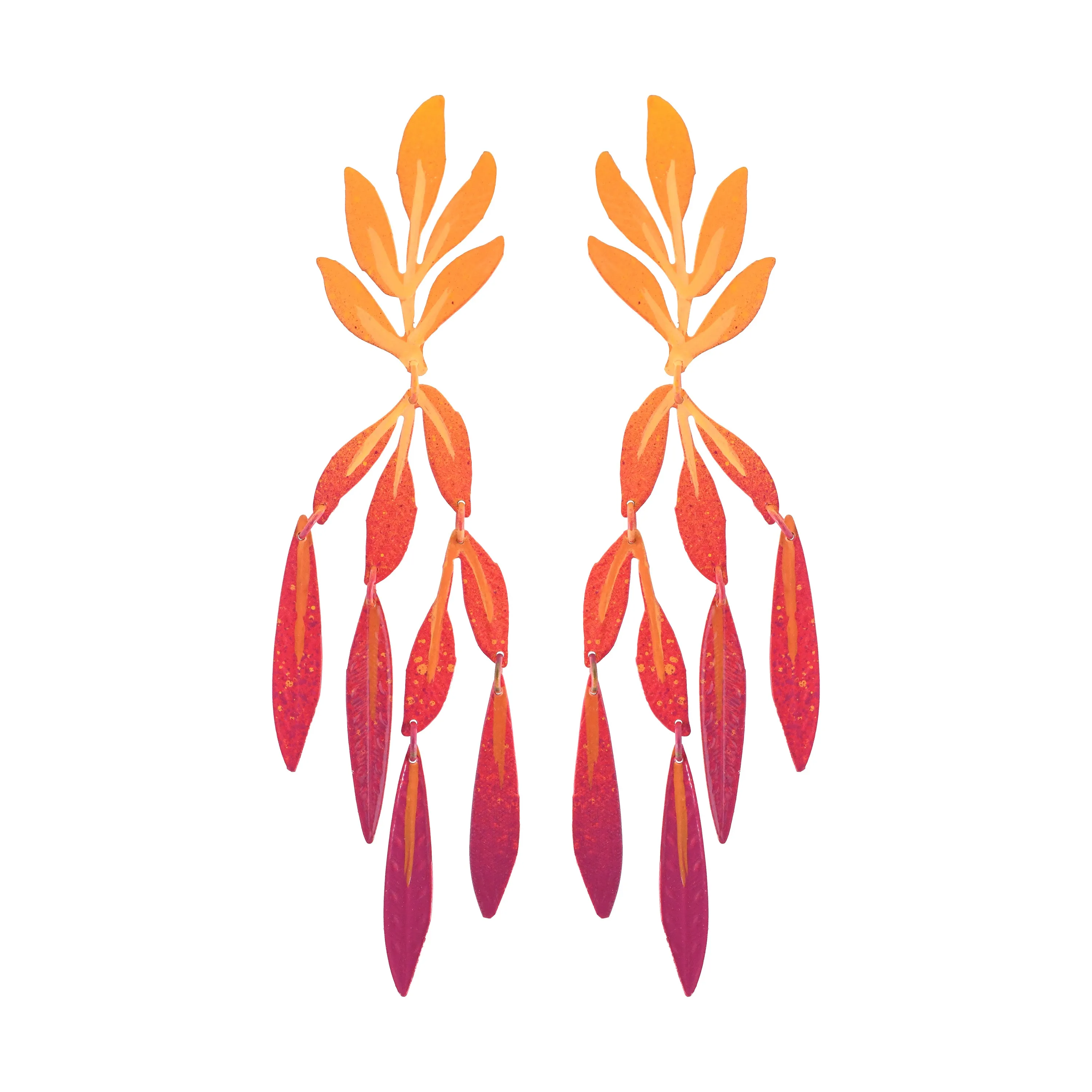 Sunset Sea Forest Earrings