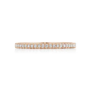 Tacori Coastal Crescent French Pave Diamond Wedding Band