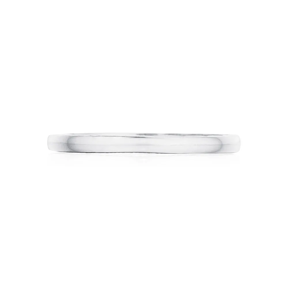 Tacori Coastal Crescent High Polish Finish Wedding Band