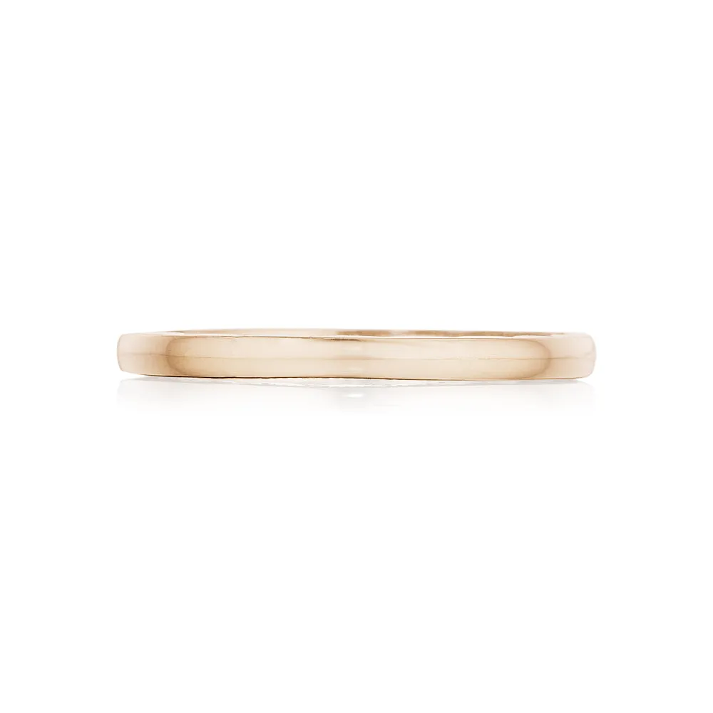 Tacori Coastal Crescent High Polish Finish Wedding Band