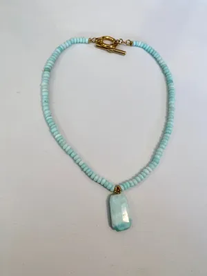 The Baby Blue Opal Necklace SAMPLE