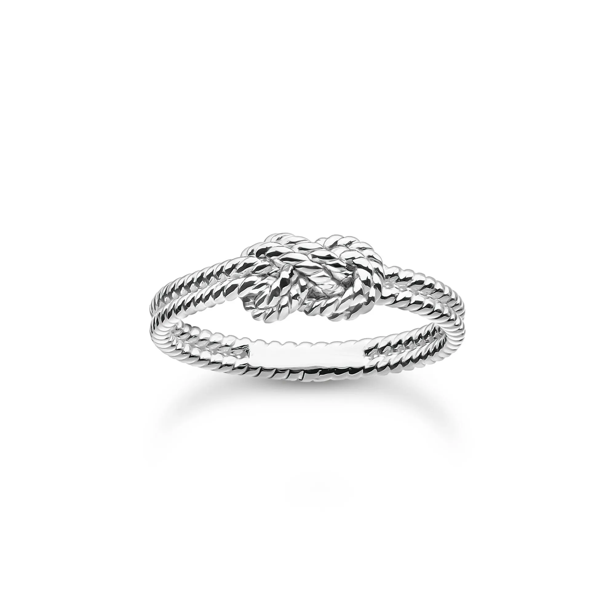 Thomas Sabo Charm Club Sterling Silver Rope Knot Ring D