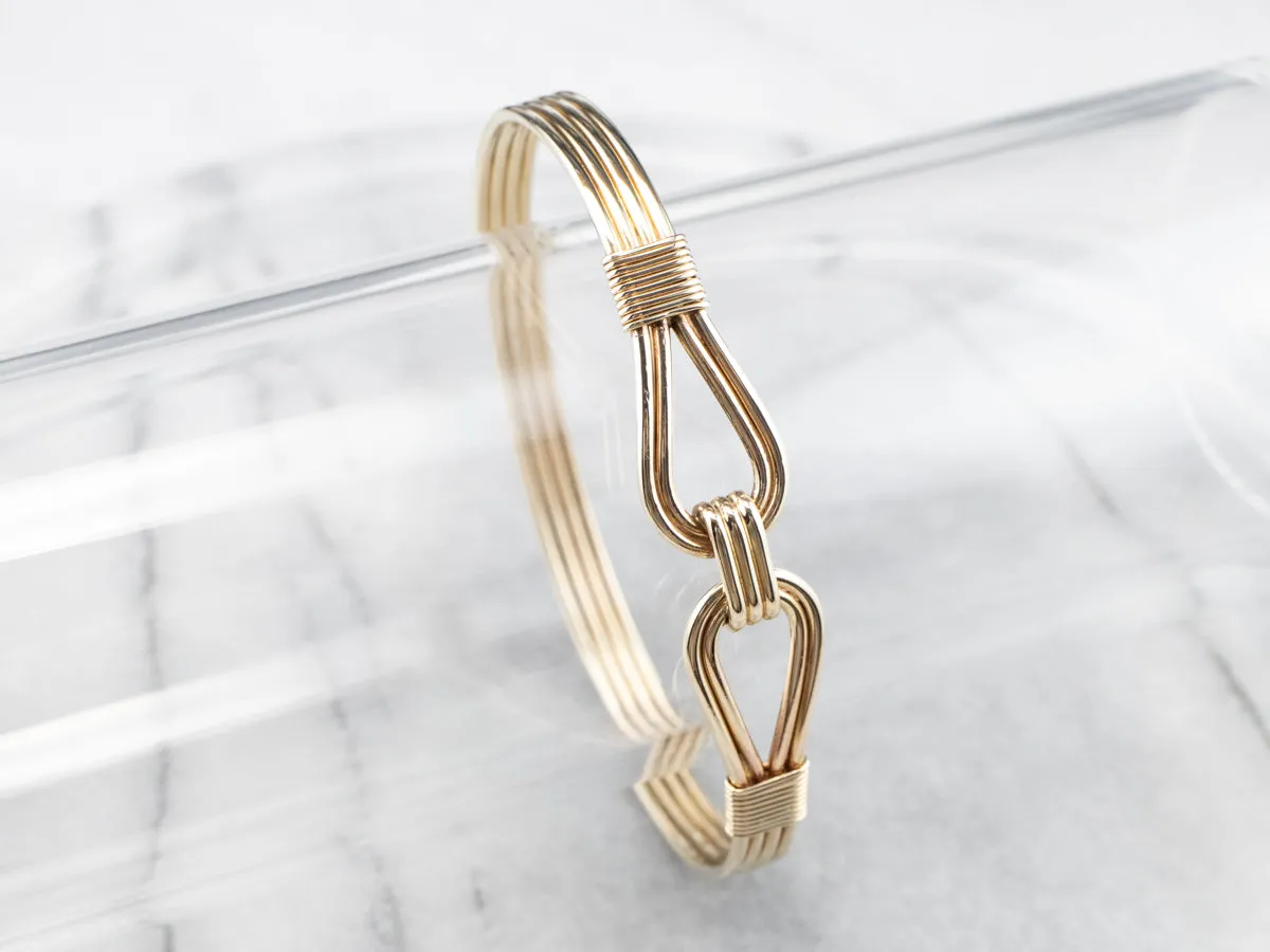 Vintage Gold Bangle Bracelet