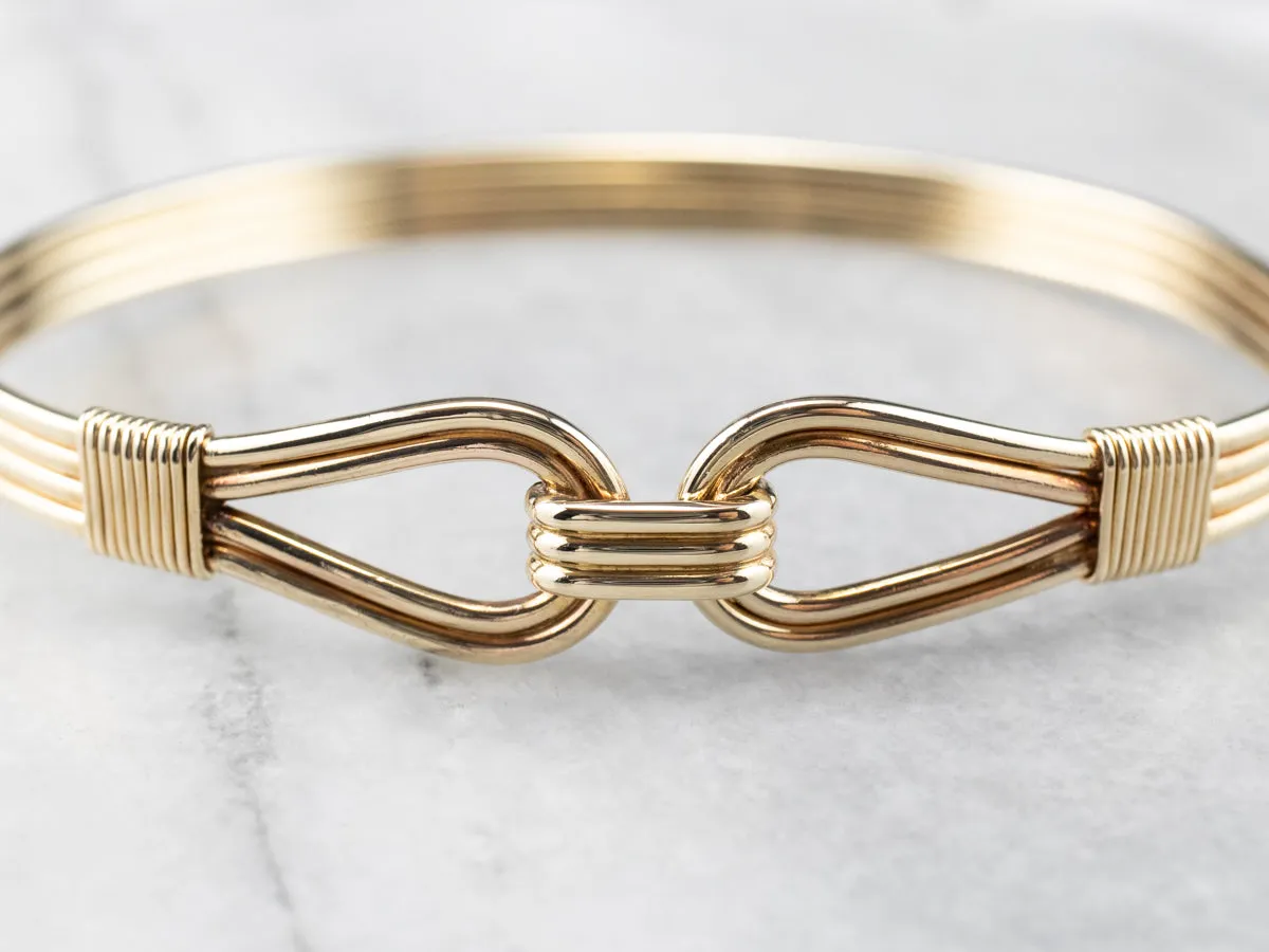 Vintage Gold Bangle Bracelet