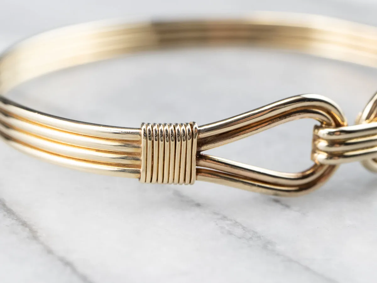 Vintage Gold Bangle Bracelet