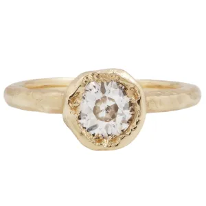 X Old Cut Diamond Ring