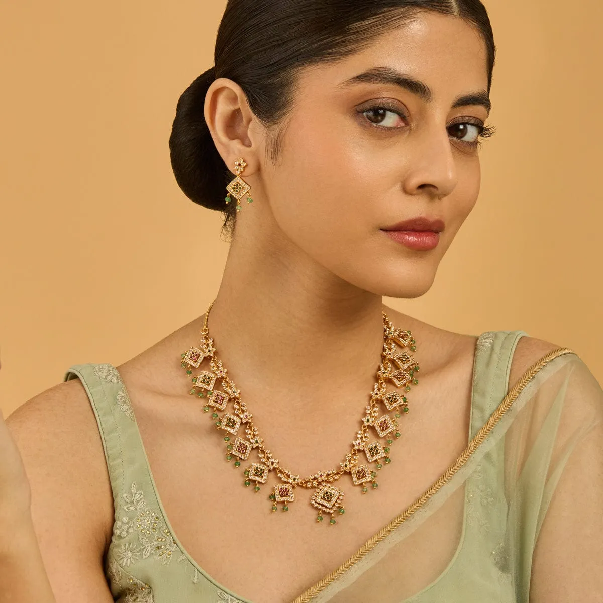Zircon Necklace 180541